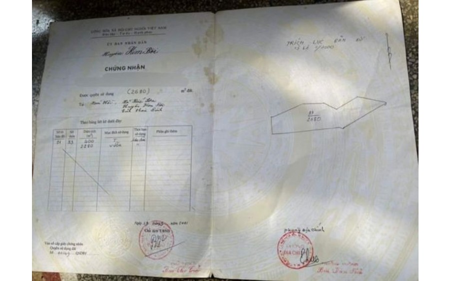 Cc gửi bán 2680m2, chỉ vài trăm ngàn/m2, tại Kim Bôi, Hòa Bình, nhỉnh 1 tỷ tí ti, xây nghỉ dưỡng, homestay