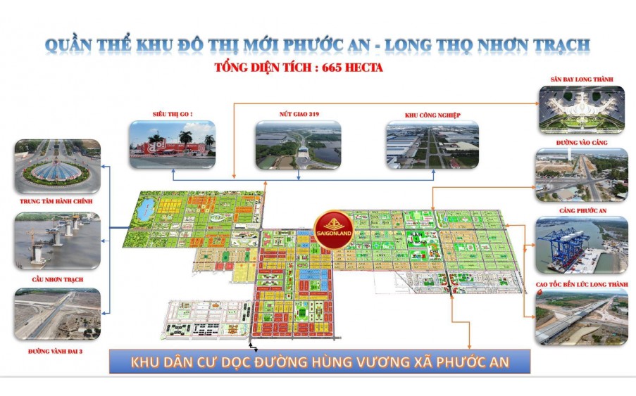 Saigonland Nhơn Trạch Mua bán đất nền dự án Hud Nhơn Trạch Đồng Nai - Đất nền sân bay Long Thành - Nhơn Trạch