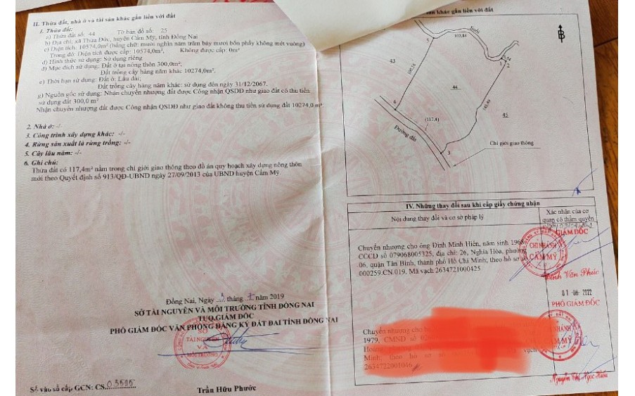 Chính chủ bán đất sân bay Long Thành đón đầu luật đất đai 1-8-2024 có hiệu lực