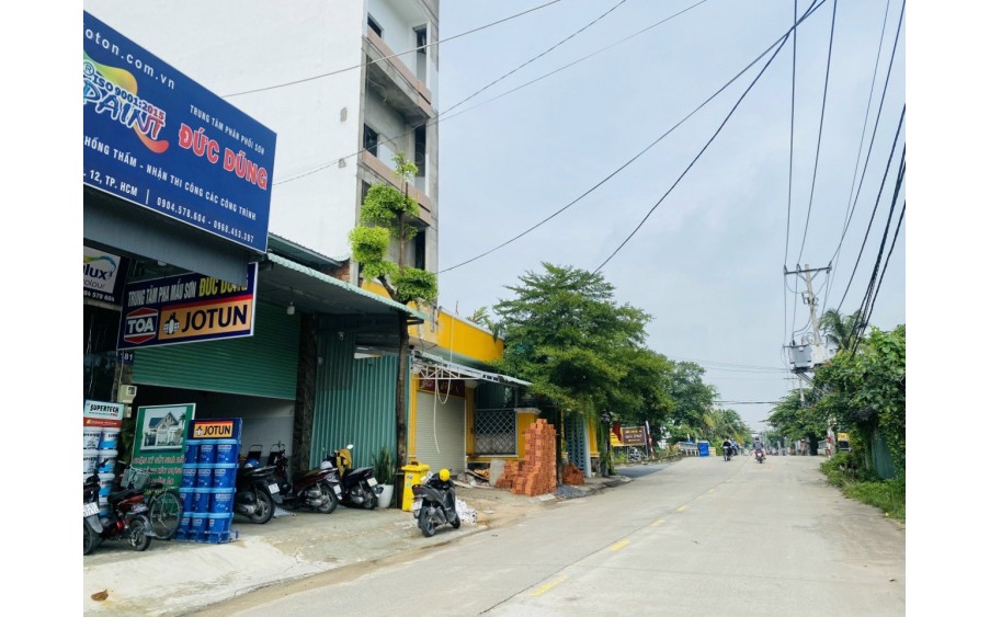 MẶT TIỀN ĐƯỜNG 12M XE TẢI RA VÀO VÔ TƯ - NGANG 6 VUÔNG VỨC - CHỈ NHỈNH 50TR/M2