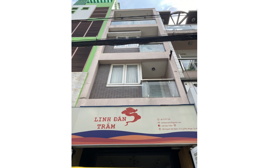 Xuất ngoại bán gấp nhà mặt tiền 5 tầng 183 Huỳnh Văn Bánh P12 Phú Nhuận - tặng toàn bộ nội thất cao cấp.