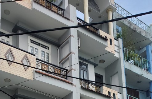 BÁN NHÀ  2 MẶT HẺM 8M -TÂN HOÀ ĐÔNG THÔNG CHIẾN LƯỢC - BÌNH TÂN - 96M2 - 4 TẦNG - 6,7 TỶ