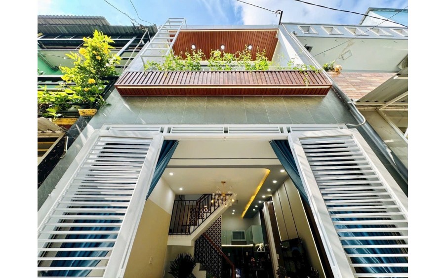 NHÀ MỚI SẴN NỘI THẤT, GẦN MẶT TIỀN, 3.7x9M 2 TẦNG