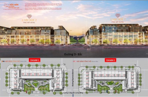 L'ARCADE Phú Mỹ Hưng tọa lạc tại vị trí Độc nhất vô nhị tại khu thương mại tài chính quốc tế